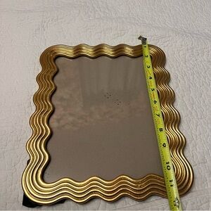 10 x 8 gold tone waves picture frame perfect for any home decor project